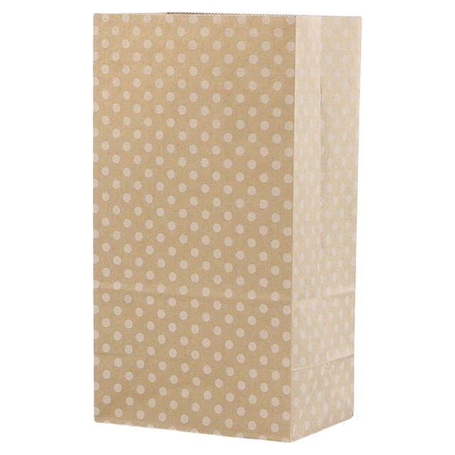 Bolsa de almacenamiento de papel portátil, bolsas de recuerdo de fiesta de comida, ropa, regalos diversos, embalaje, bolsa de pan de galletas Almacenamiento y organización del hogar punto pequeño Bearachild HA075232-02