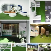 Premium Artificial Grass Turf Roll, 3.3ft x 3.3ft, Realistic Synthetic Lawn Mat for Indoor & Outdoor Use, Easy Installation