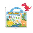 thumbnail image 4 of New Children Reusable Scene Cute Stickers DIY Puzzle Sticker Games Books Cartoon Animal Learning Cognition Toys For Kids Gift 3, 4 of 6