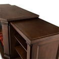 thumbnail image 6 of Bowery Hill Modern Wood Electric Fireplace for TVs up to 74" in Chestnut Oak, 6 of 21