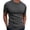Black, variant on Crewneck Tshirt Men Slim Fit Short Sleeve Casual Tees Summer Regular Fit Business T-Shirts Solid Color Base Layer Undershirt Purple 3XL