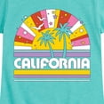 thumbnail image 3 of Instant Message - California Sunset - Toddler & Youth Girls Short Sleeve Graphic T-Shirt, 3 of 6