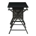 thumbnail image 2 of OSP Home Furnishings Olympic 48" Desk in Black Metal, 2 of 10