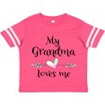 thumbnail image 3 of Inktastic My Grandma Loves Me Heart Grandchild Boys or Girls Toddler T-Shirt, 3 of 5