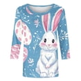 thumbnail image 4 of Holiday Fashion Shirts Easter Gifts for Women Ladies Casual Daily Wear Lightweight Comfortable Easter Party Holiday Outfits, 4 of 7