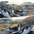 thumbnail image 2 of Black Waterproof Sunshade Soft Roof Cover Top For UTV Can Am Maverick X3 2017-2024, 2 of 8
