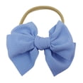 thumbnail image 2 of WUANDIXFA Newborn Headbands Baby Girls Headbands Hair Bows Headband Big Bow Hair Bands for Toddler,Gray,One Size, 2 of 3