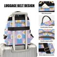 thumbnail image 3 of FORMRS Mini Backpack Purse for Women Quilted Travel Daypack Casual Shoulder Bag, Playful Daisy, 3 of 7
