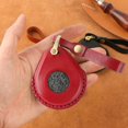 thumbnail image 4 of facefd Key Cover PU Leather Cute Fit for Motorcycle Boyfriend Red, 4 of 8