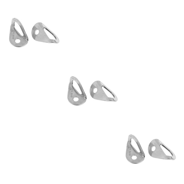 Eigraketly Colgador de pernos de acero inoxidable de 10mm, pernos largos para montañismo, gancho de montaje en placa, empuñaduras de pared, accesorio de Type1 NO1 Eigraketly CBP210562