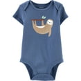 thumbnail image 1 of Carter's Cache-Couche à Manches Courtes avec Motif, Sloth, 6 Mois, 1 of 1