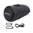 thumbnail image 2 of Bocina para bicicleta, bicicleta de montaña, manillar de bicicleta, de bocina para ciclismo, bocina eléctrica para ciclismo, campana de negro Sunnimix Bocina de ciclismo eléctrica, 2 of 8