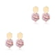 thumbnail image 2 of Sonducket Pendientes colgantes Estilo Ins Colgante Colgante Accesorios populares Patrón largo Pendiente geométrico Hexágono Gancho para la Azul rosado 2Conjunto, 2 of 6