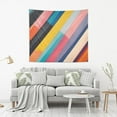 thumbnail image 2 of Yayeee Tapestry Wall Hanging for Bedroom 90" x 60" Living Room Home Wall Art Decor, Color Striped, 2 of 7