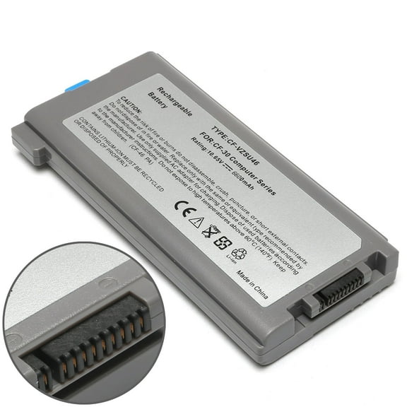 EBK replacement 6600mAh laptop battery for Panasonic Toughbook CF-30 CF-VZSU72U CF-VZSU46U VZSU46R VZSU46S VZSU46AU