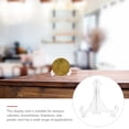 thumbnail image 2 of MasteelfCA 10pcs Clear Acrylic Easel Stands Coin Display Easel Mini Triangle Display Stand, 2 of 7