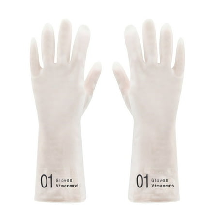 

KI-8jcuD Gloves Gloves Washing Gauntlets Hand Dishes Tool Kitchen Cleaning Rubber Latex Dish Gloves Long Washing Warm Kitchen，Dining & Bar Teen Cooking Apron Personalized