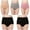 Beige, variant on lmcalzta Womens Cotton Underwear High Waisted Seamless Soft Stretch Breathable Ladies Panties(5 Pack and Plus Size)(M-4XL)