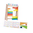 thumbnail image 4 of Classic Wooden Abacus Contando juguete de 10 filas Regalos de desarrollo de juguetes de juguetes educativos para el juguete de matemáticas para el, 4 of 9