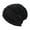 Black, variant on Winter Knit Hat Soft Warm Thermal Ear Cap For Cold Weather Black One Size