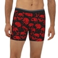 thumbnail image 2 of Disketp Red Skulls Men's Boxer Briefs Men’s Underwear Boxer Briefs for Men, 2 of 7