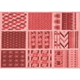 thumbnail image 1 of Ahgly Company Machine Washable Indoor Rectangle Transitional Light Coral Pink Area Rugs, 5' x 7', 1 of 7