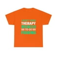 thumbnail image 2 of I don't need Therapy just Fishing Unisex Heavy Cotton Tee, 2 of 9