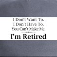 thumbnail image 2 of CafePress - Retired Cap - Adjustable 100% Brushed Unisex Casual Cotton Baseball Cap, Beige, 1, 2 of 2