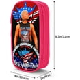 thumbnail image 3 of Cody Rhodes Wrestler Pencil Case Big Capacity Multi Compartment Stationery Box Pencil Pouch Holder Desk Organizer for School Office Home, 3 of 6