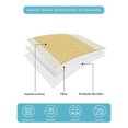 thumbnail image 4 of Quilts Queen Size Bedding Set, Vintage Pale Yellow Striped Reversible Summer Quilt 3 Pieces, Farmhouse Modern Stripes Boho Lightweight Bedspreads Coverlets with 2 Pillow Shams for All Seasons, 4 of 5