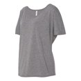 thumbnail image 2 of Bella + Canvas Slouchy T-Shirt (8816) Deep Heather Speckled, 2XL, 2 of 5