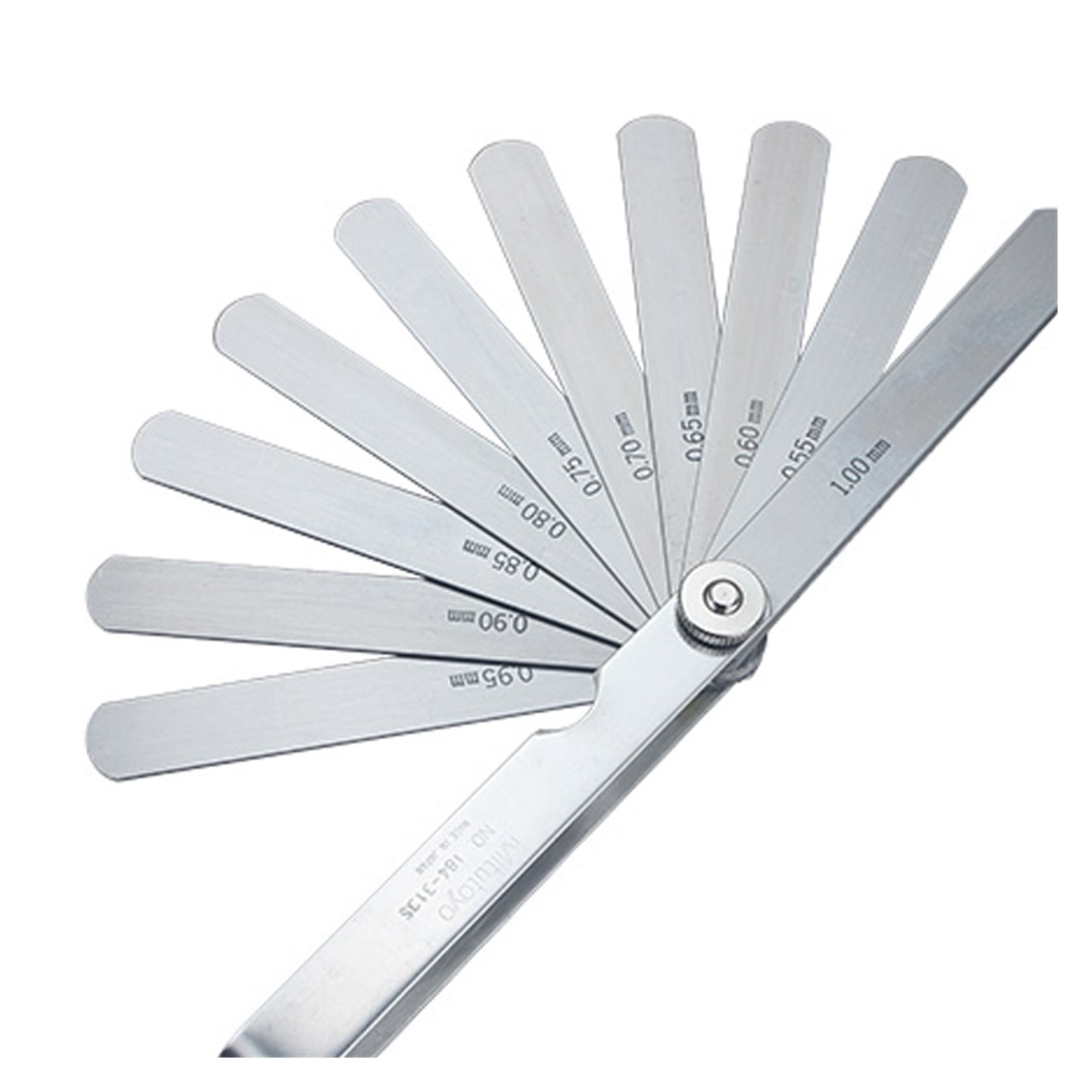 Feeler Gauge 100mm 150mm Stainless Steel Metric Gap Filler 0.03-1.00mm Thickness Gage Measuring Tool