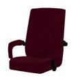 thumbnail image 1 of Youkk Soft And Comfortable Velvet Office Chair Cover Wide Applications Universal Size Wine Red L, 1 of 6