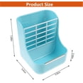 thumbnail image 2 of Rabbit Food Bowl,Guinea Pig Food Bowl,2 in 1 Hanging Automatic Rabbit Feeder Dispenser, 2 of 4