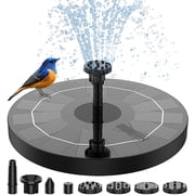 Solar Fountain Pump, 1.5W Bird Bath Fountain Solar Powered Water Fountain Pump
