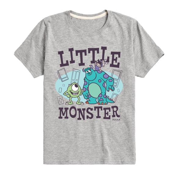 Monsters Inc - Little Monster - Youth Boys Short Sleeve Graphic T-Shirt
