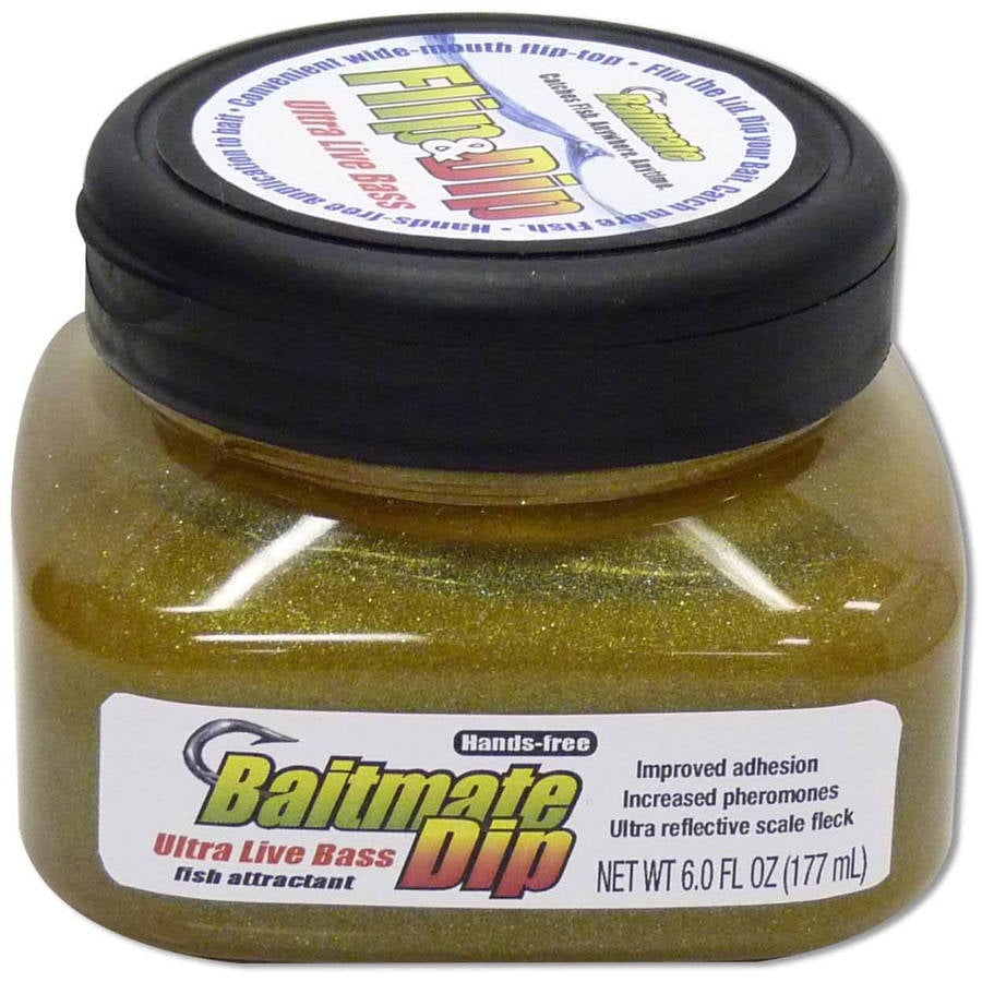 Baitmate Live Bass Dip Jar 552, Fish Attractant for Lures and Bait
