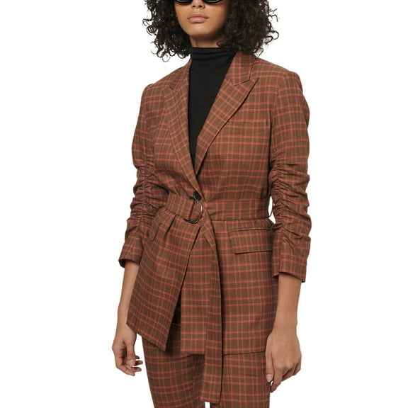 Derek Lam 10 Crosby womens Harrison Gathered Sleeve Blazer, 6