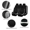 thumbnail image 3 of TIANLAIMEI Car Seat Covers, Full Set Front and Rear Back Seat Cushion Protector, Airbag Compatible, Car Accessories Universal Fit for Most Cars, 3 of 6
