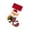 Red C, variant on Apeya Christmas Stocking with 3D Plush Fox Penguin Santa Reindeer Character Red Cuff for Fireplace Hanging Holiday Decor Family Gift Home Decoration
