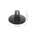 thumbnail image 2 of ELAYARD 4Pcs Black Plastic Timer Knob for Microwave Oven and Cooking Applications, 2 of 6