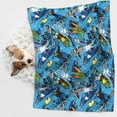 thumbnail image 6 of Disketp snow board blue Dog Blanket/Bed Cover for Dogs and Cats,Puppy Essentials-Medium, 6 of 8