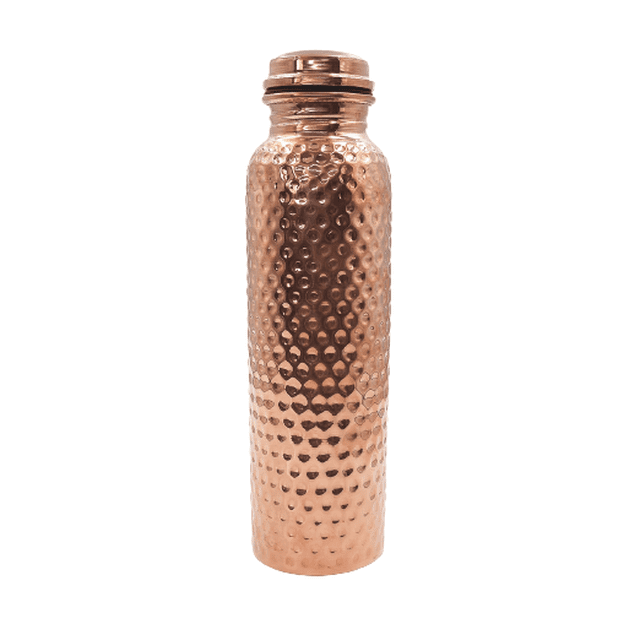 TERMO DE COBRE MARTILLADO GRANDE/CAPACIDAD 1LT TAMAÑO 27CM ALTO X 7 DE DIAMETRO TAPA CON PLASTICO ANTIDERRAMES MEXAS HANDMADE STORE TERMO/COBRE/BRONCE