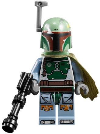 Lego Star Wars Figur Boba Fett sw0396 aus Set 9496 mit Waffe und Cape 