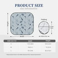 thumbnail image 3 of Cauagu Shells And Sand Cauagu {designName} Print Foldable Car Windshield Sun Shade | Front Windshield Shade for Sun | Fits Small Sedans, Mini SUVs, Hatchbacks-Medium, 3 of 6