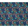 thumbnail image 4 of oneOone Cotton Flex Fabric Spiral & Floral Block Print Fabric BTY 40 Inch Wide, 4 of 4