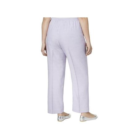 alfred dunner purple pants