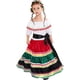 thumbnail image 2 of Vestido tradicional mexicano para niñas de Halloween, blusa con bloques de Color, falda de baile flamenco para celebraciones de festivales, 2 of 4