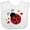 AA-White, variant on Inktastic Lady Bug and Hearts Girls Baby Bib