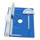 thumbnail image 3 of Placa de inserción para mesa de fresadora de aleación de aluminio con guía de inglete para fresado de madera Azul, 3 of 8